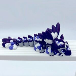 3D printed Articulated Baby Owl Dragon Fidget Toy Fun Collectibl…